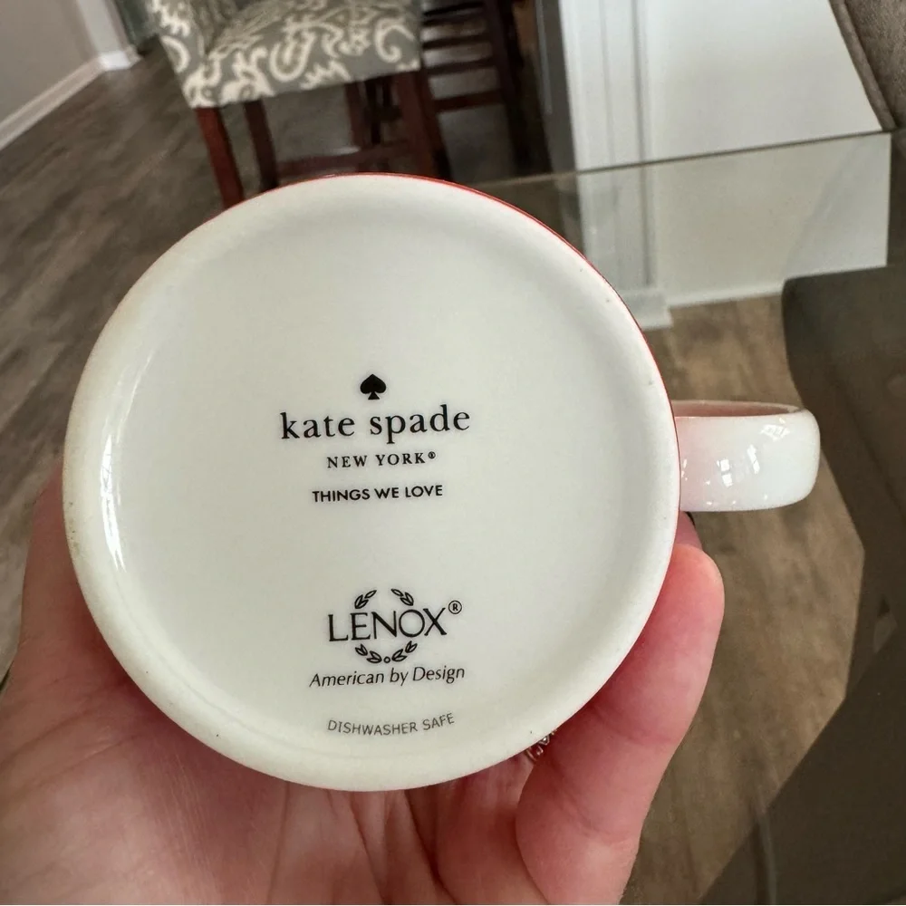 NWOT! Kate Spade Cha Cha “Heel Ladies” Red Mug - Picture 3 of 6